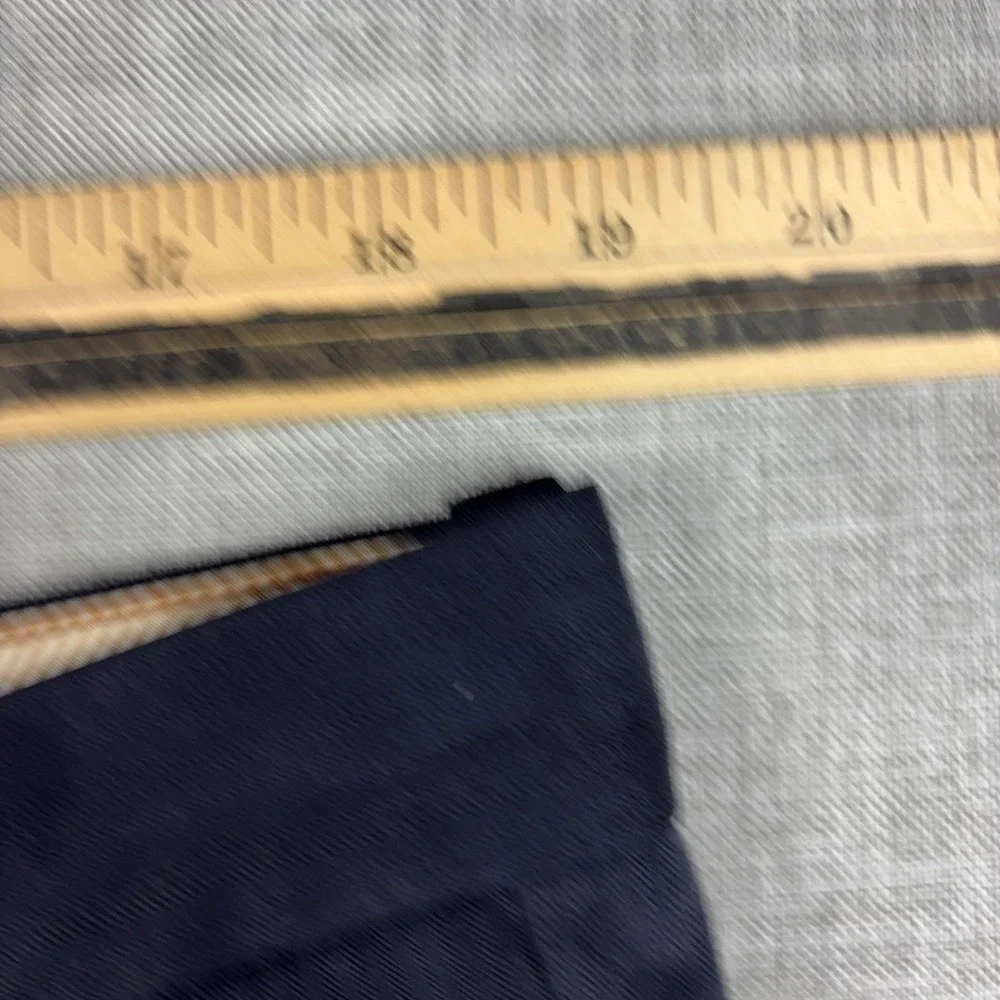 Tommy Bahama Pants Mens 38x30 Blue Silk Herringbone Pleated Dress Relaxed Summer